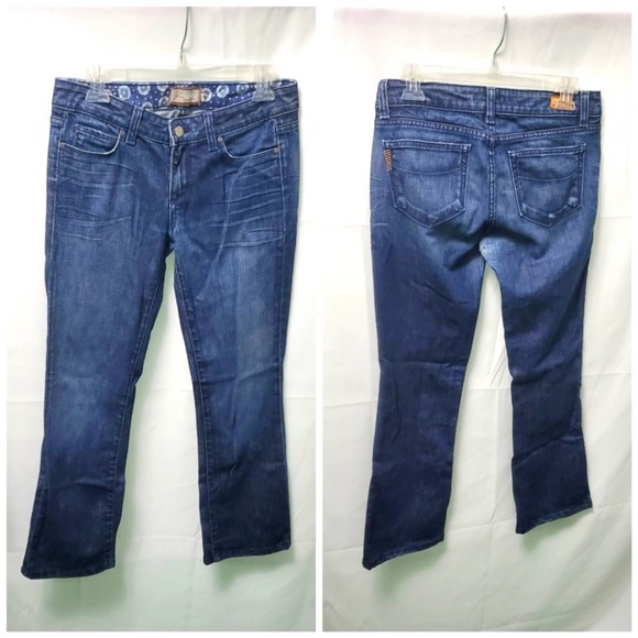 Paige Blue Benedict Canyon WA110 Jeans w/ Visible Mending Size 28 - Picture 1 of 12